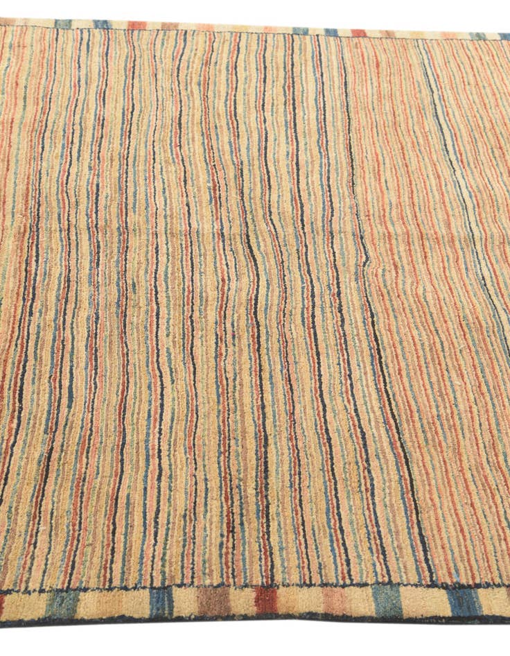 Detail image of  4' 10 x 6' 5  Hand Knotted Modern Ziegler Rug