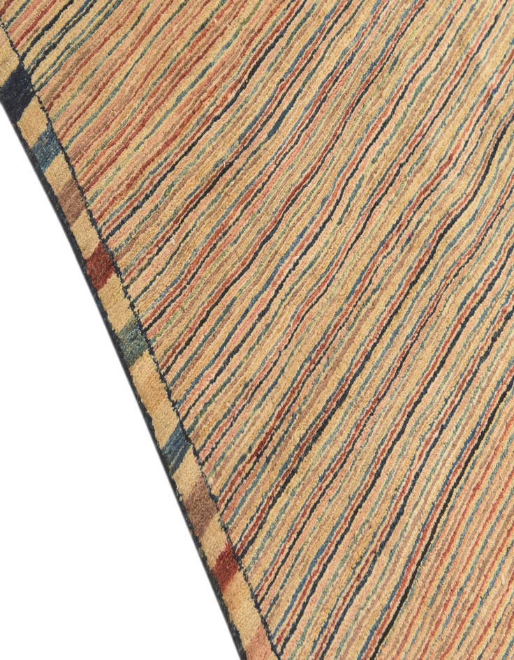 Detail image of  4' 10 x 6' 5  Hand Knotted Modern Ziegler Rug