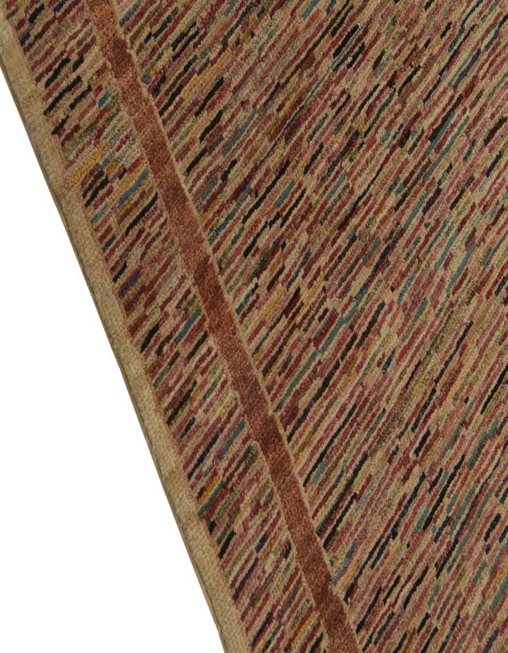 Detail image of  4' 10 x 6' 5  Hand Knotted Modern Ziegler Rug