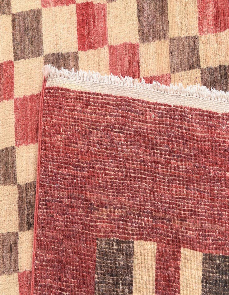 Detail image of  4' 1 x 6'  Hand Knotted Modern Ziegler Rug