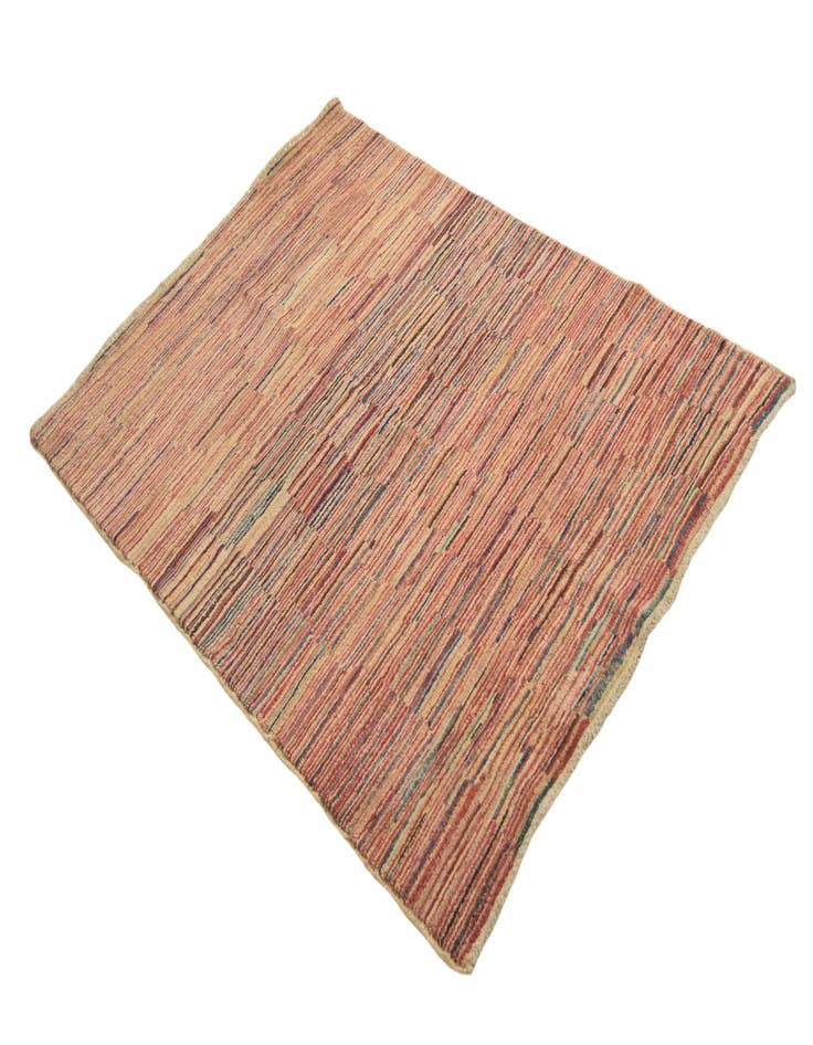 Detail image of  3' 5 x 4' 10  Hand Knotted Modern Ziegler Rug