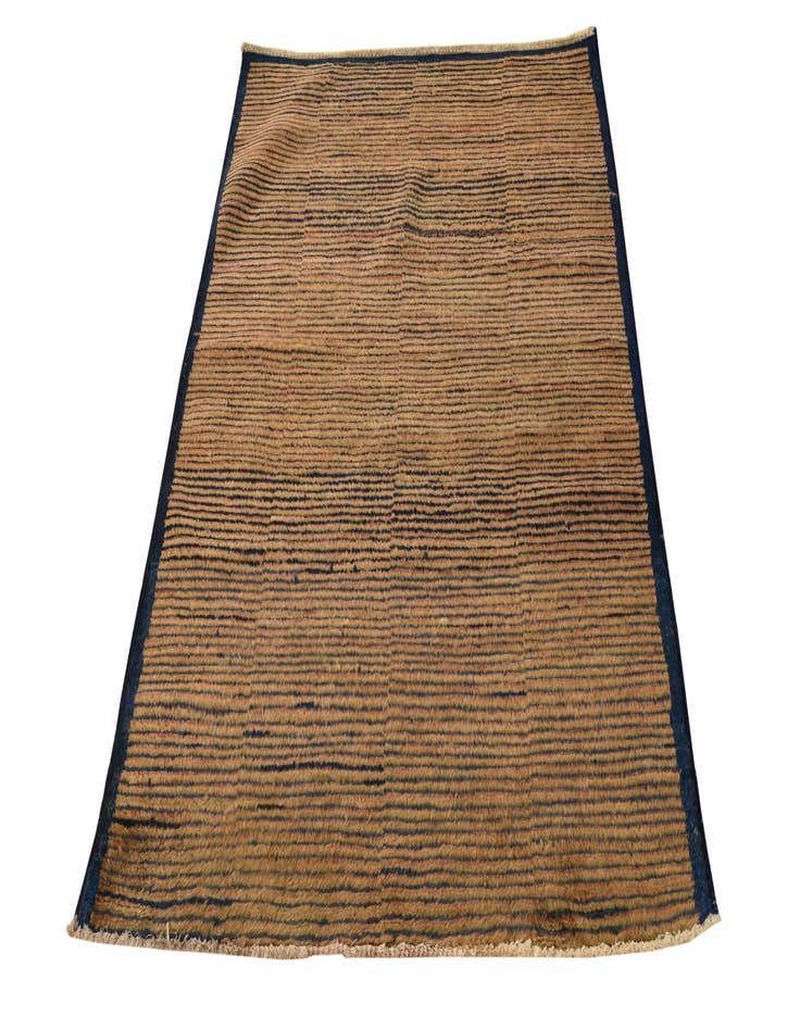 Detail image of  3' 2 x 4' 10  Hand Knotted Modern Ziegler Rug