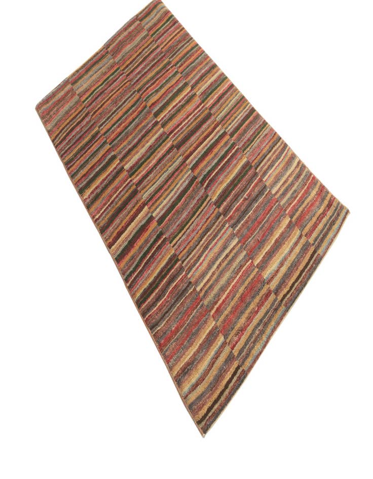 Detail image of  3' 1 x 5'  Hand Knotted Modern Ziegler Rug