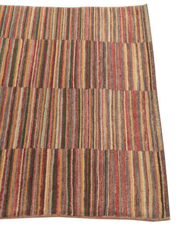 Detail image of  3' 1 x 5'  Hand Knotted Modern Ziegler Rug