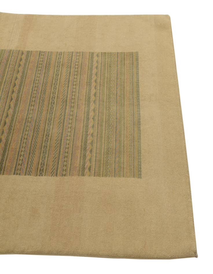 Detail image of  4' 2 x 6' 2  Hand Knotted Modern Ziegler Rug