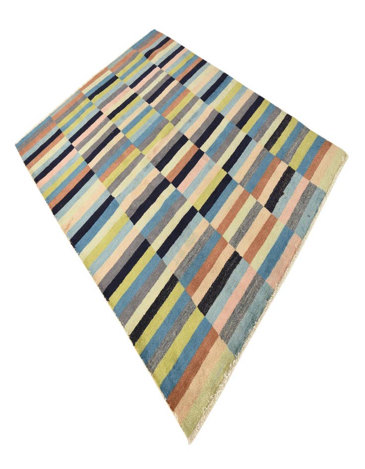 Detail image of  5' 5 x 7' 3  Hand Knotted Modern Ziegler Rug