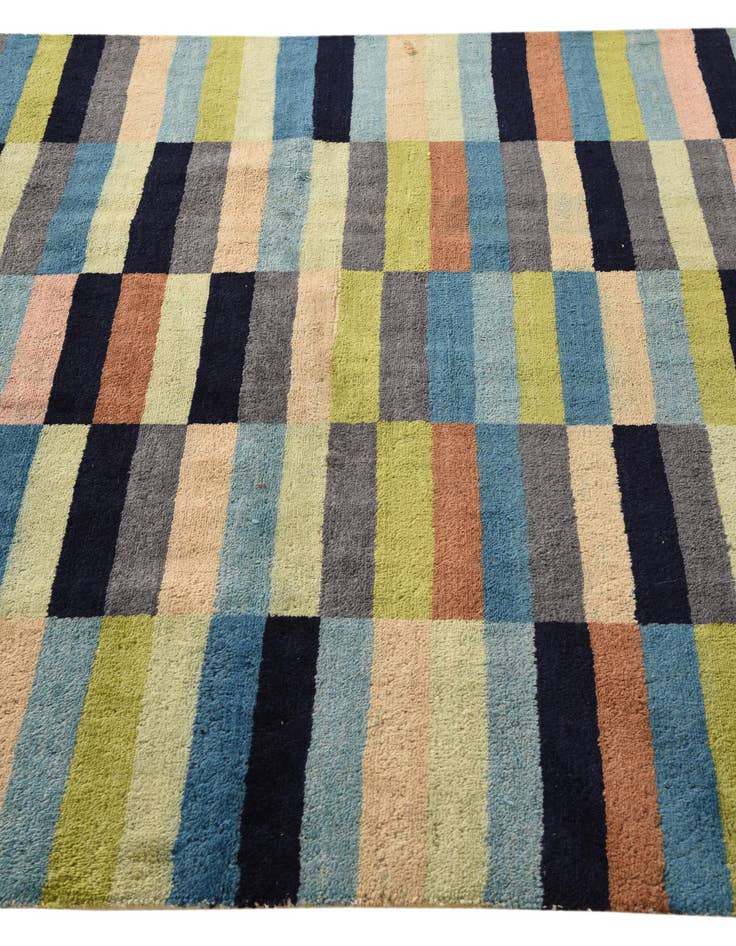 Detail image of  5' 5 x 7' 3  Hand Knotted Modern Ziegler Rug