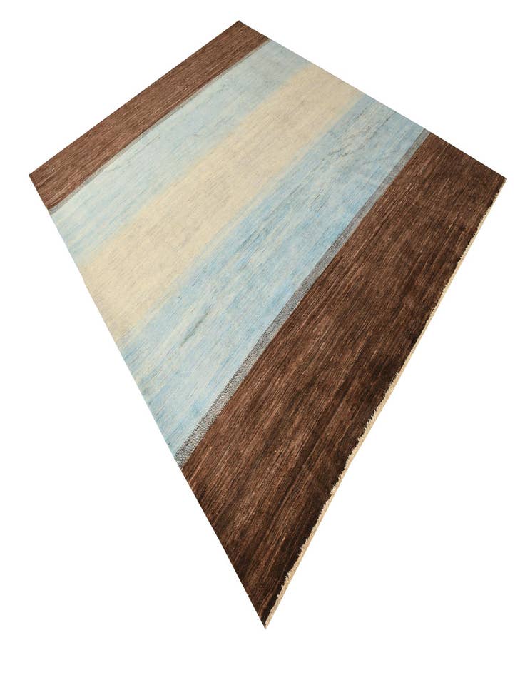 Detail image of  8' x 9' 10  Hand Knotted Modern Ziegler Rug