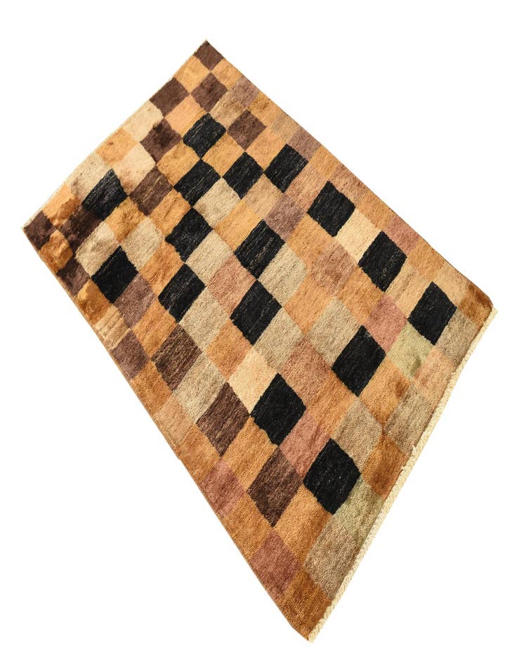 Detail image of  2' 7 x 4'  Hand Knotted Modern Ziegler Rug