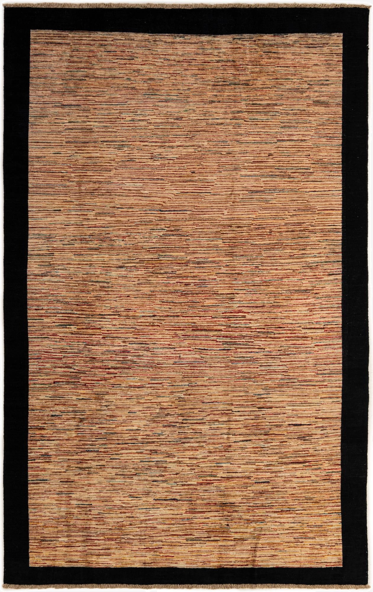  5' 11 x 9' 7  Hand Knotted Modern Ziegler Rug