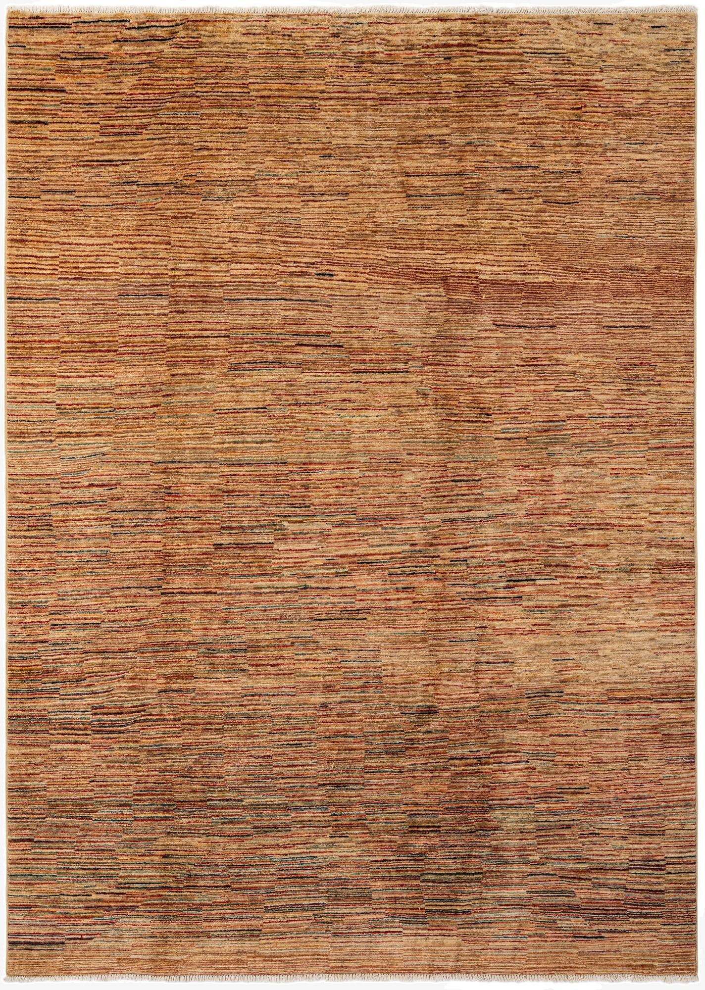  6' 10 x 9' 5  Hand Knotted Modern Ziegler Wool Rug