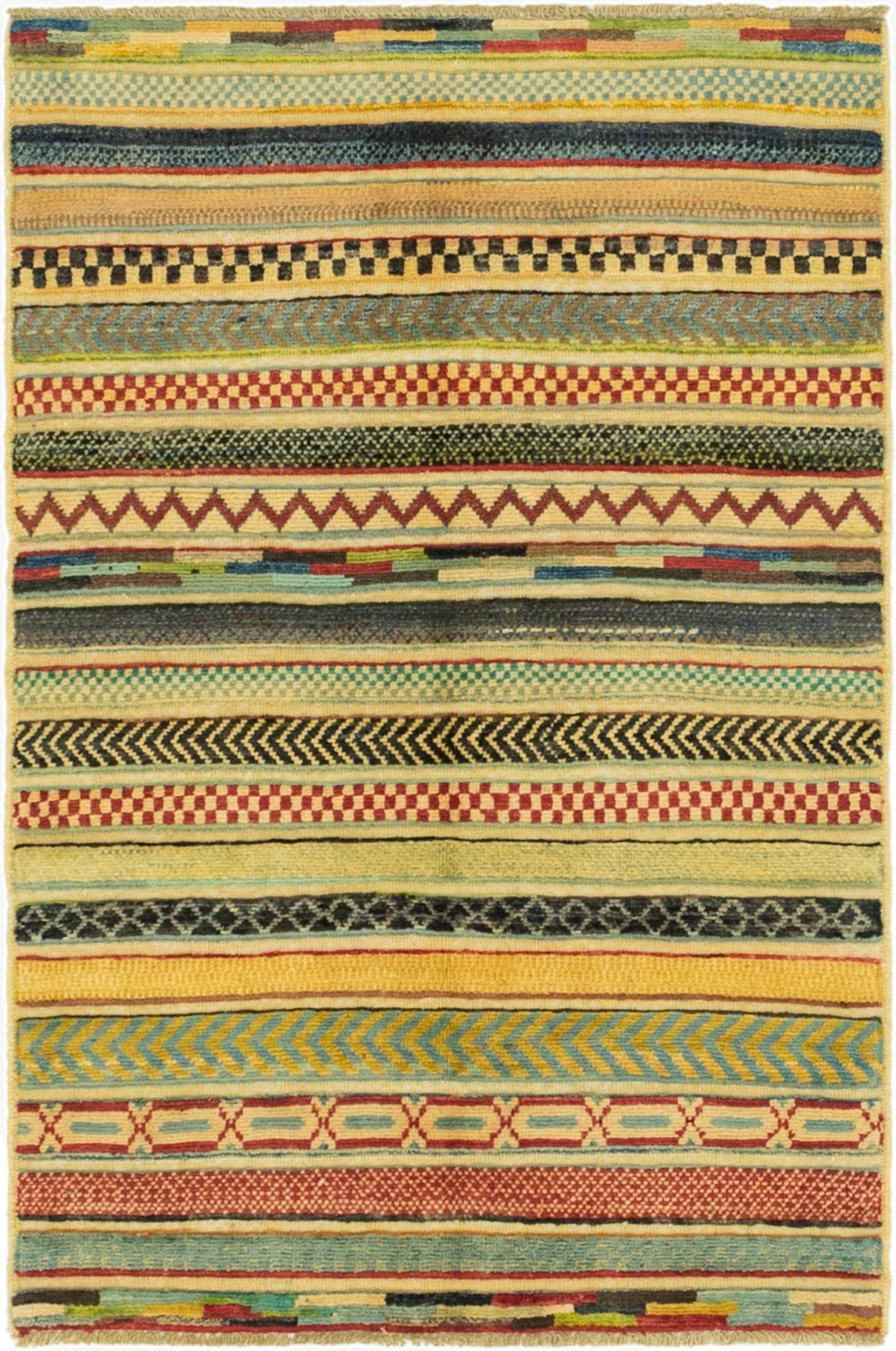  2' 7 x 3' 11  Hand Knotted Modern Ziegler Rug