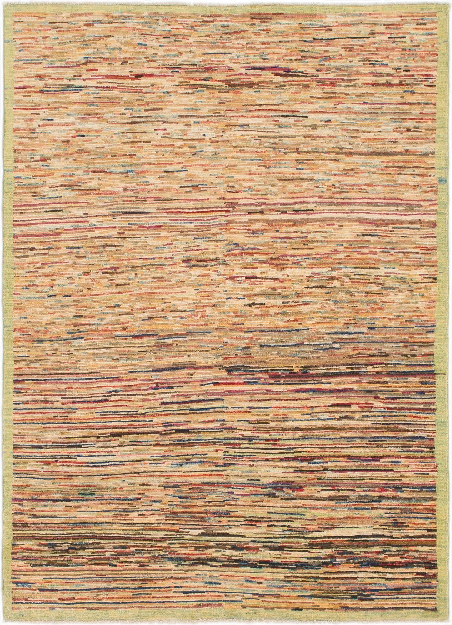  4' 9 x 6' 9  Hand Knotted Modern Ziegler Rug