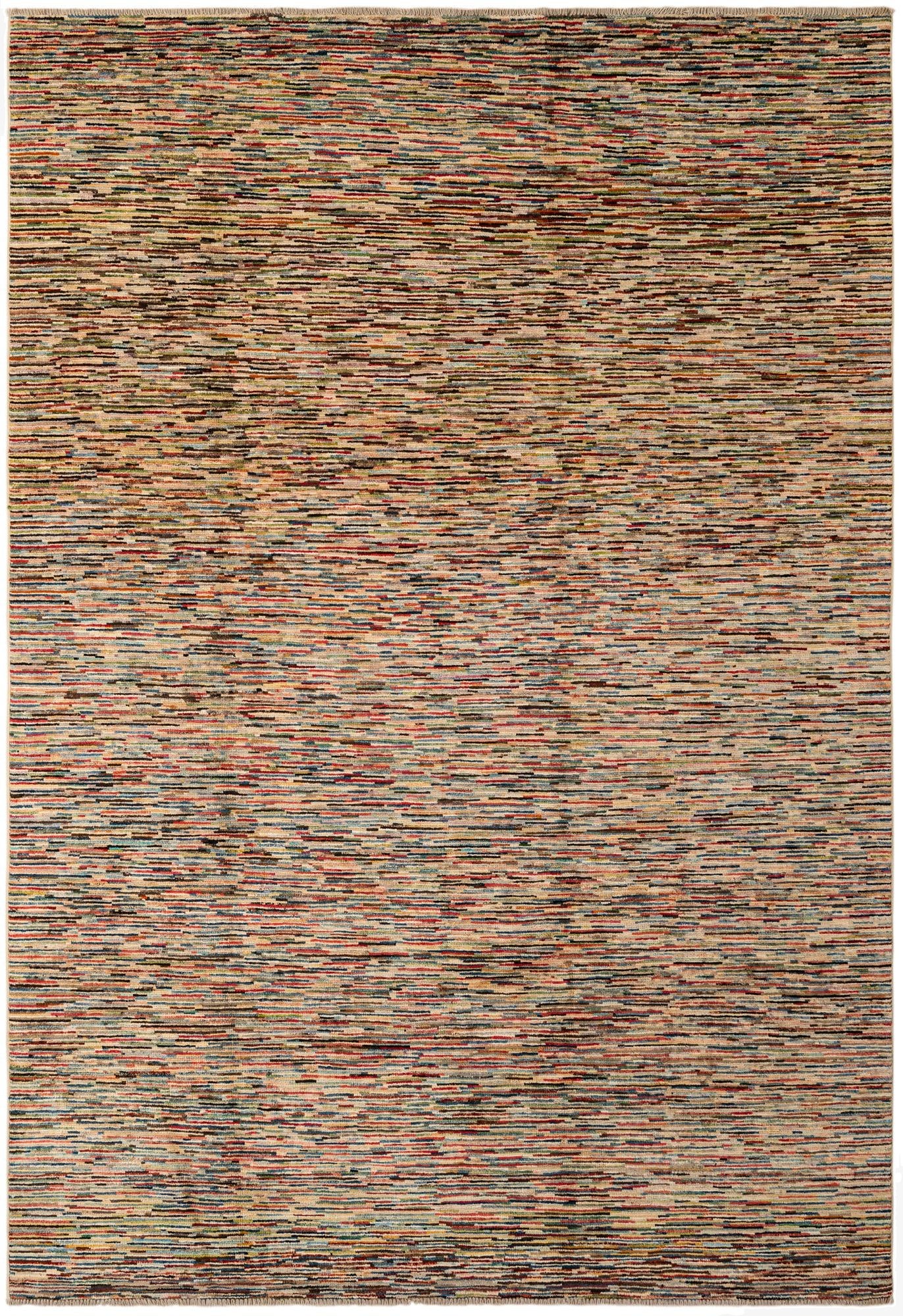  6' 10 x 9' 9  Hand Knotted Modern Ziegler Wool Rug