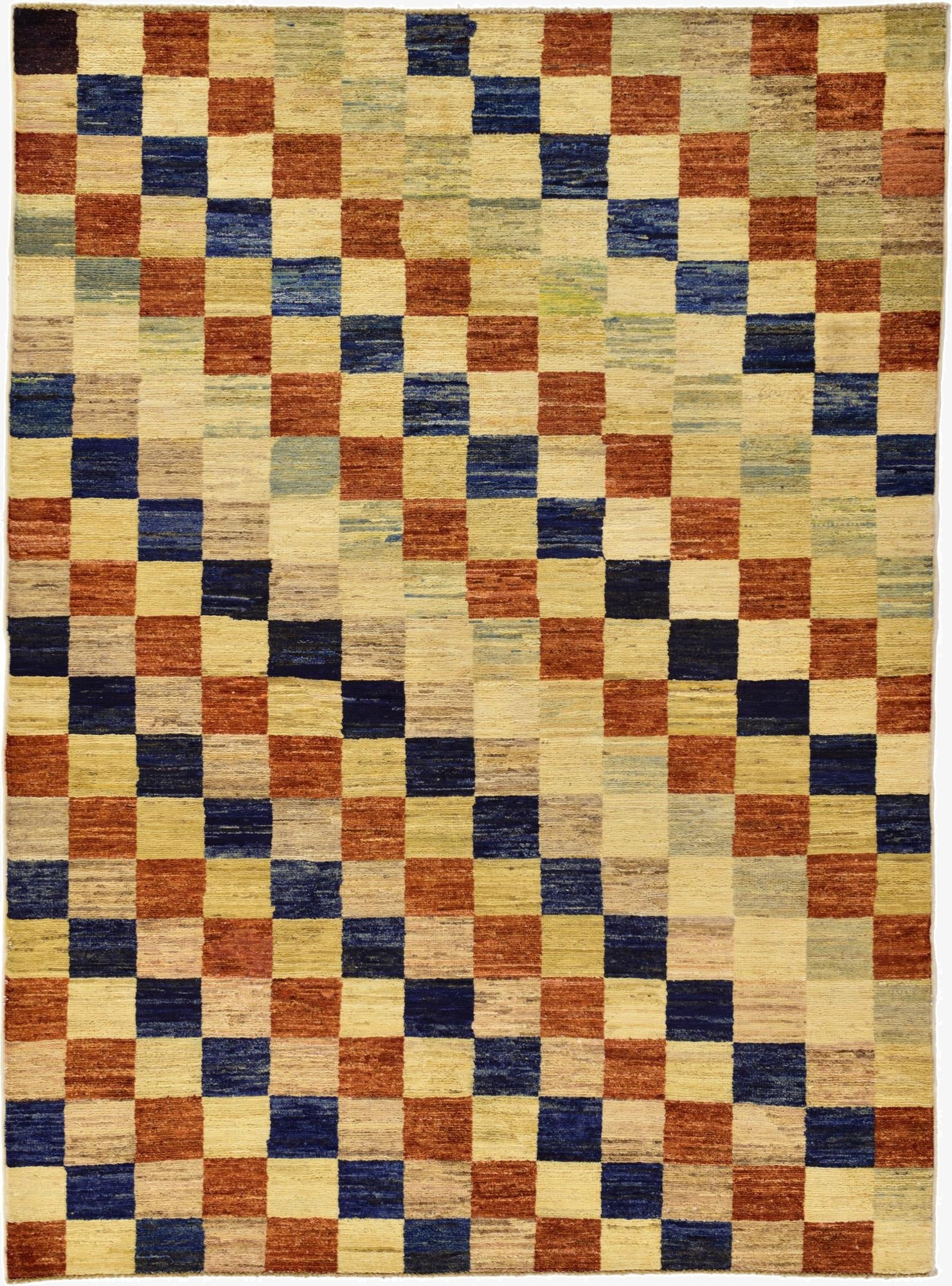  4' 10 x 6' 7  Hand Knotted Modern Ziegler Oriental Rug