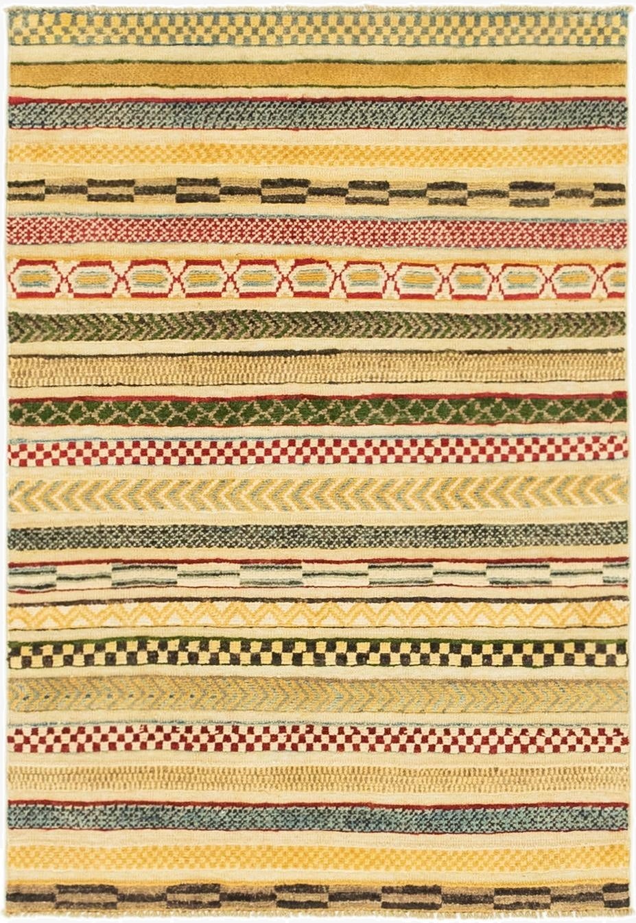  2' 9 x 3' 11  Hand Knotted Modern Ziegler Rug