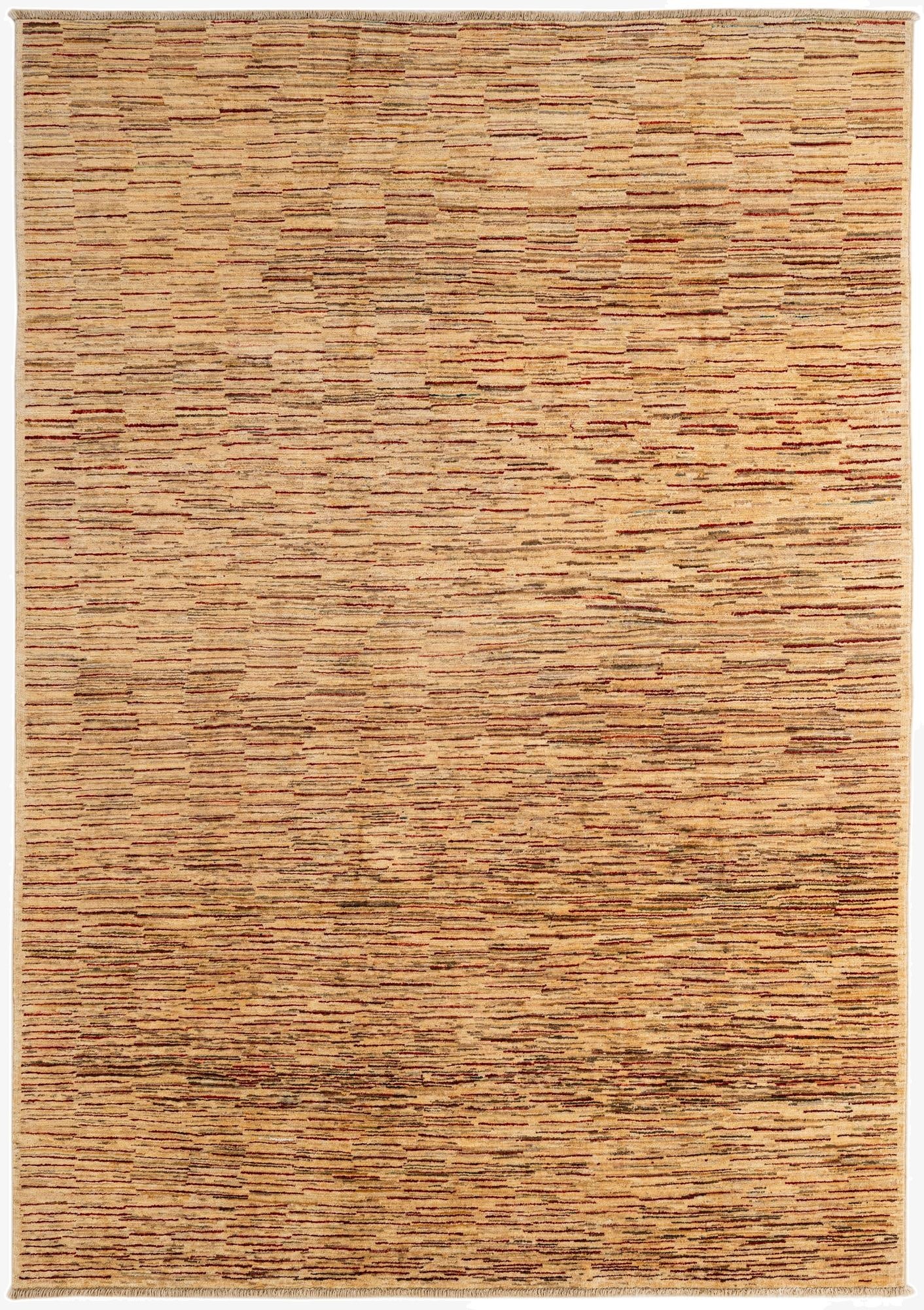  6' 8 x 9' 5  Hand Knotted Modern Ziegler Rug