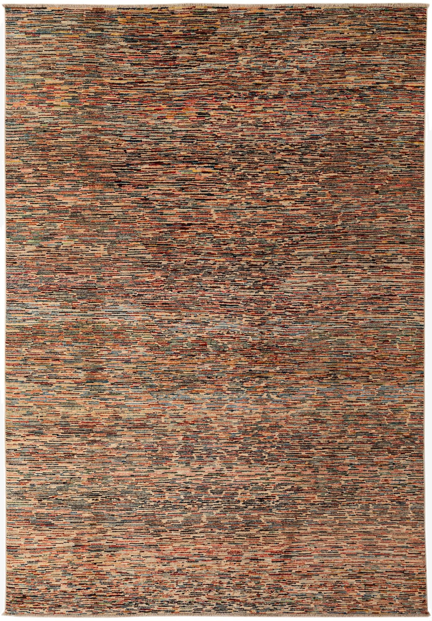  6' 7 x 9' 7  Hand Knotted Modern Ziegler Wool Rug