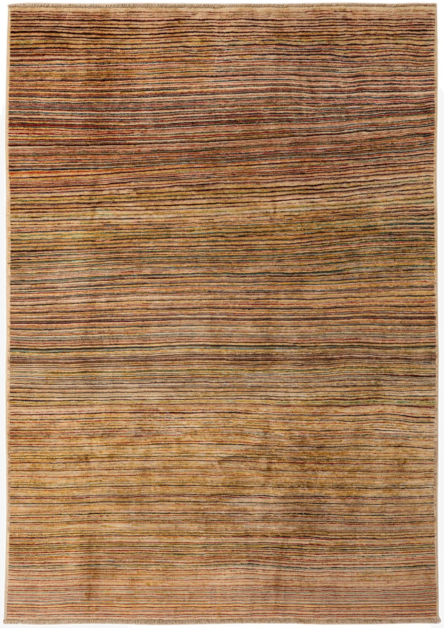  6' 6 x 9' 6  Hand Knotted Modern Ziegler Wool Rug