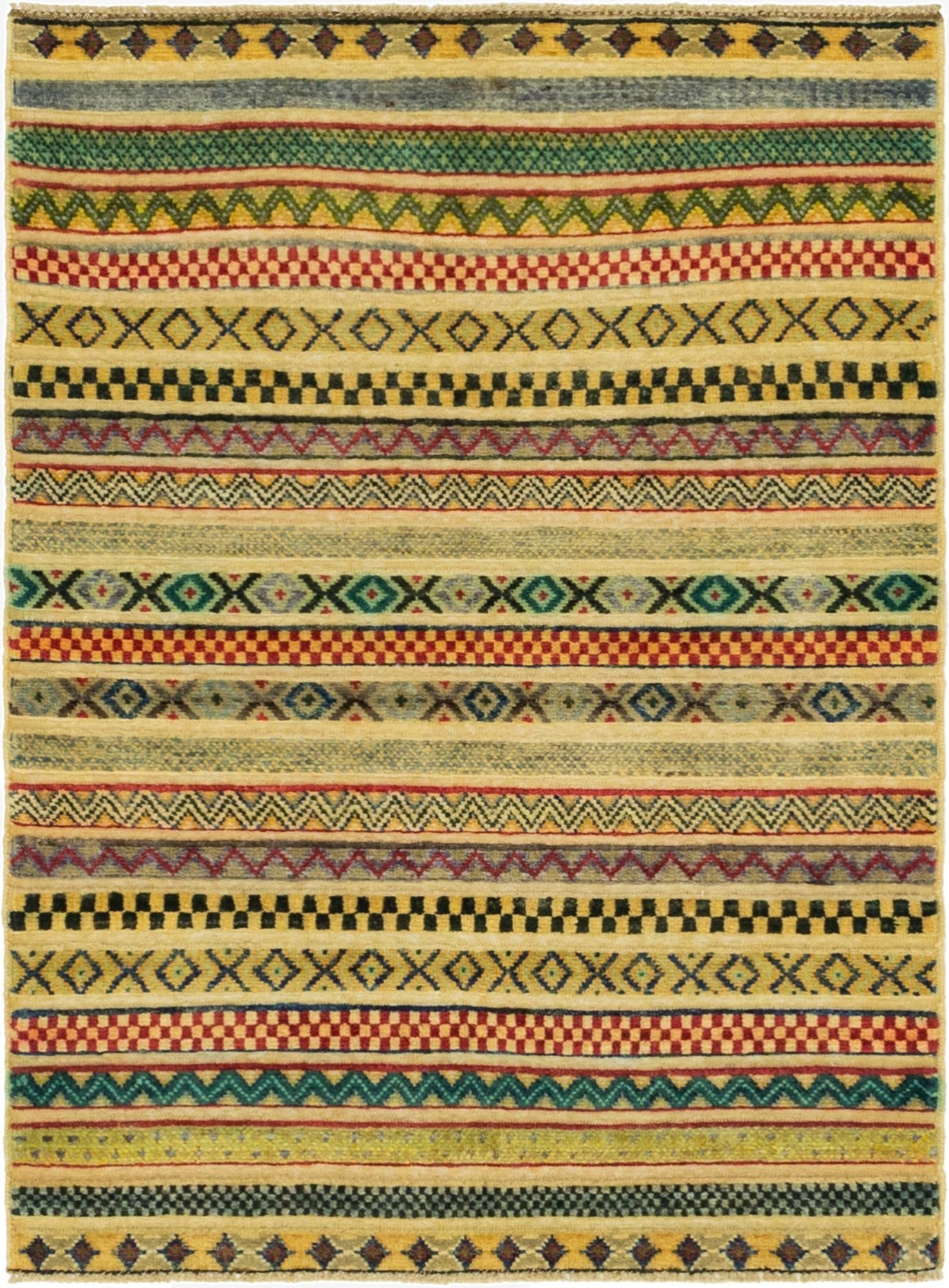  2' 11 x 3' 11  Hand Knotted Modern Ziegler Rug