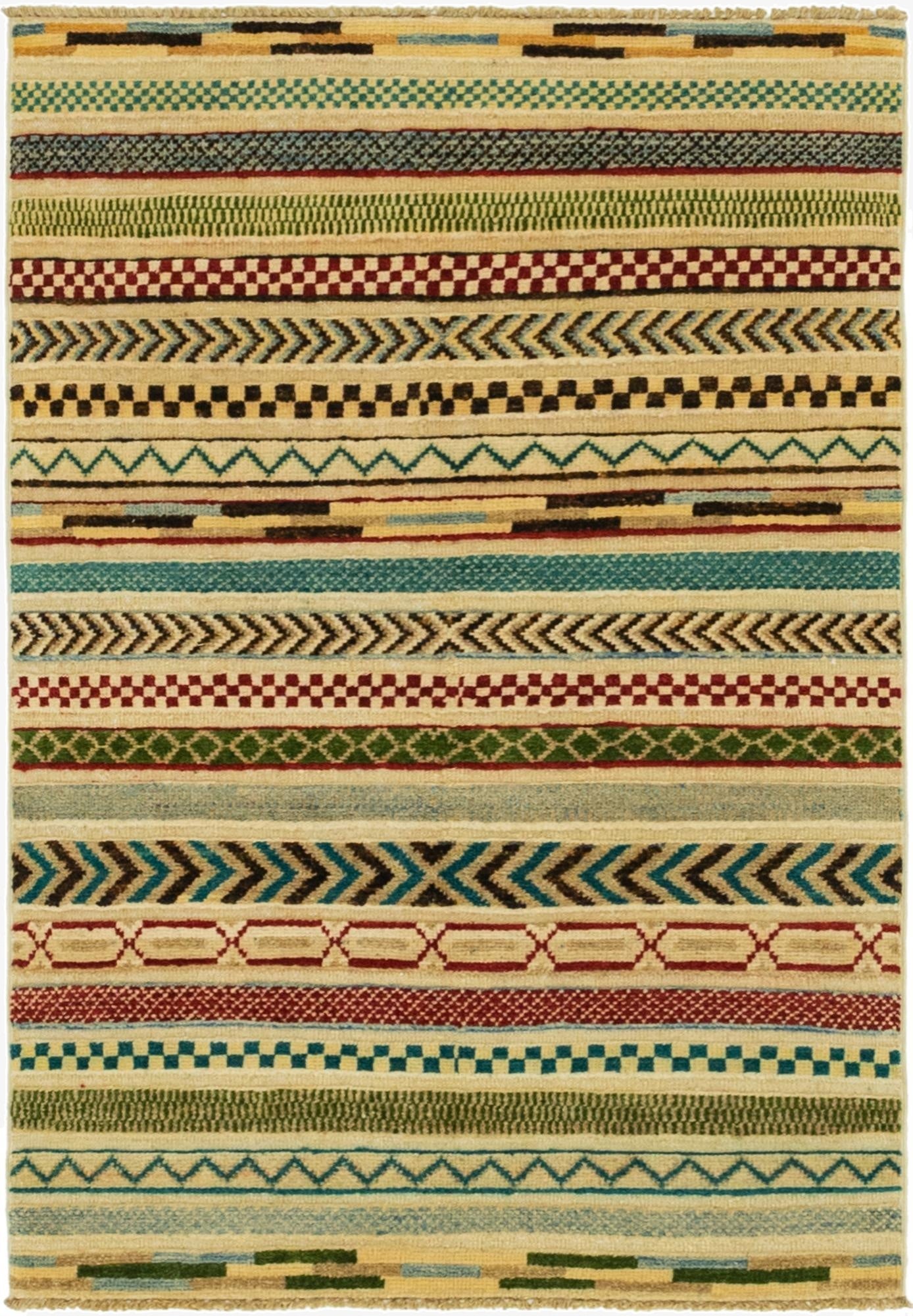  2' 8 x 4'  Hand Knotted Modern Ziegler Rug