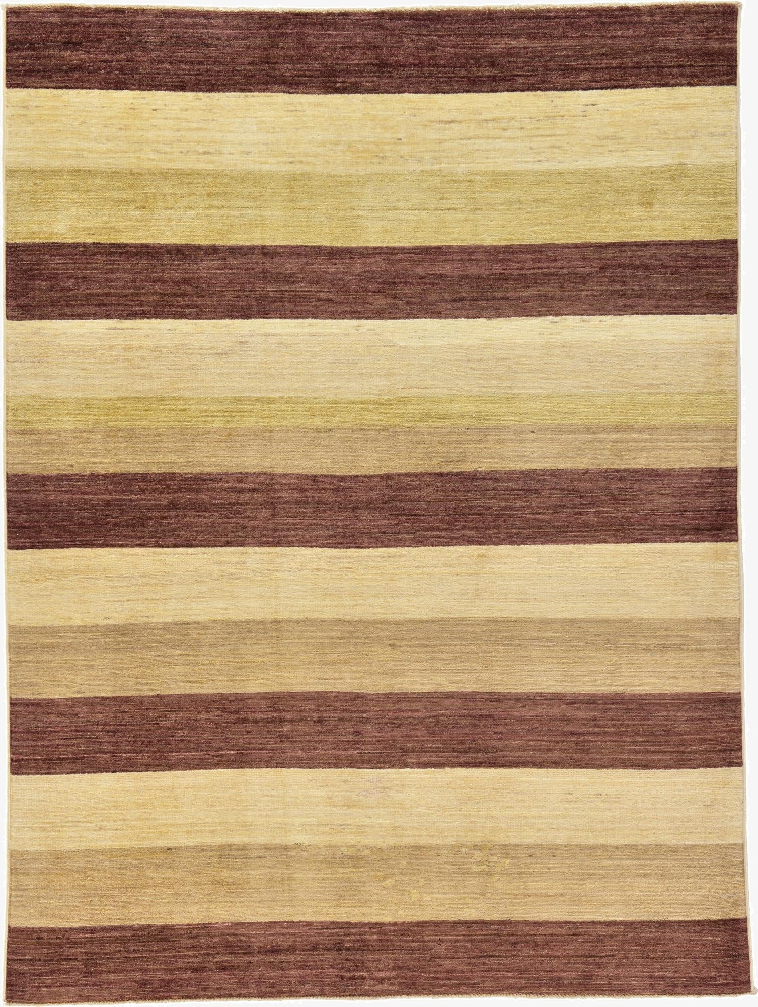  4' 9 x 6' 3  Hand Knotted Modern Ziegler Oriental Rug