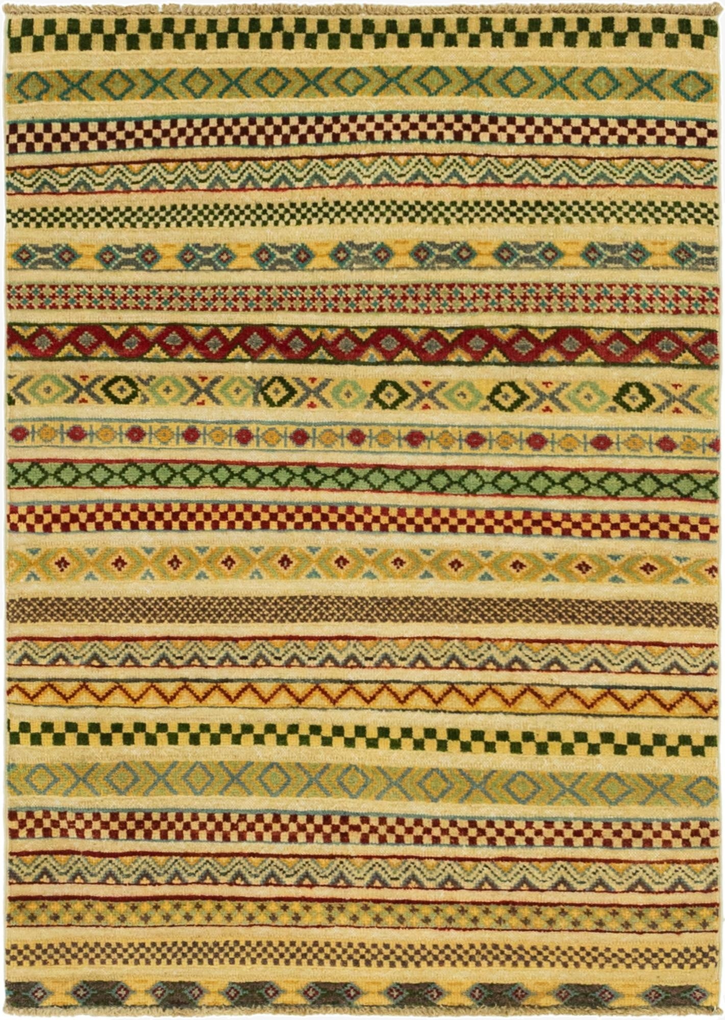  2' 10 x 4'  Hand Knotted Modern Ziegler Rug