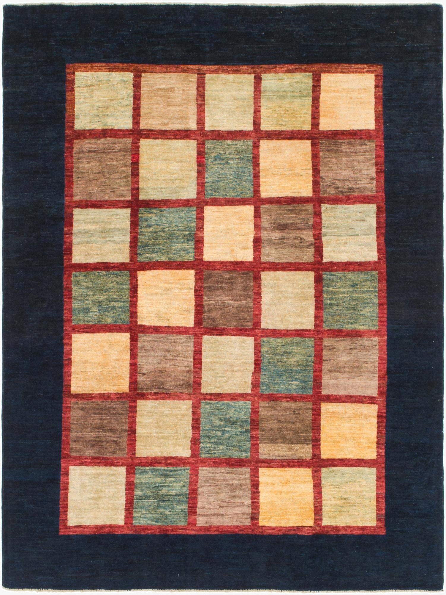  5' x 6' 10  Hand Knotted Modern Ziegler Rug