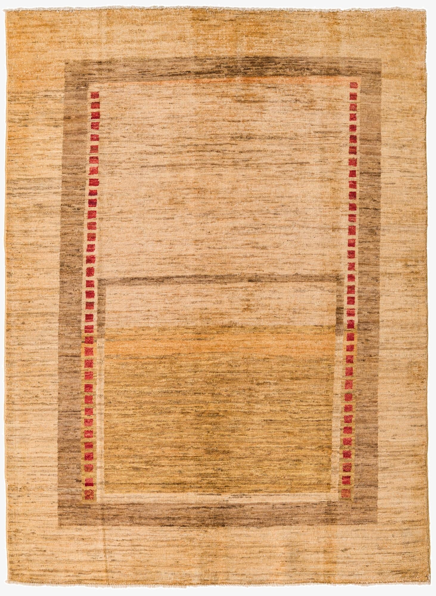 4' x 5' 7  Hand Knotted Modern Ziegler Rug