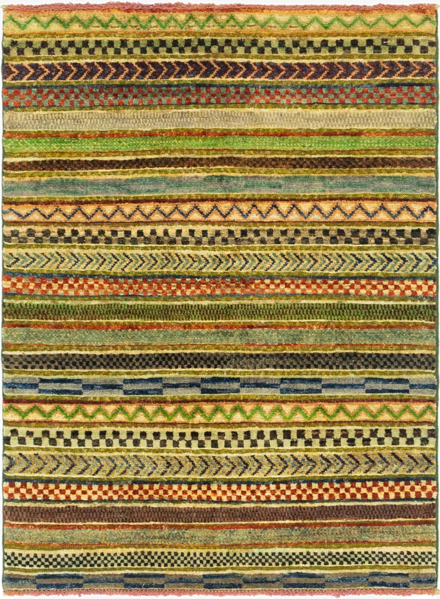  2' 9 x 3' 10  Hand Knotted Modern Ziegler Rug