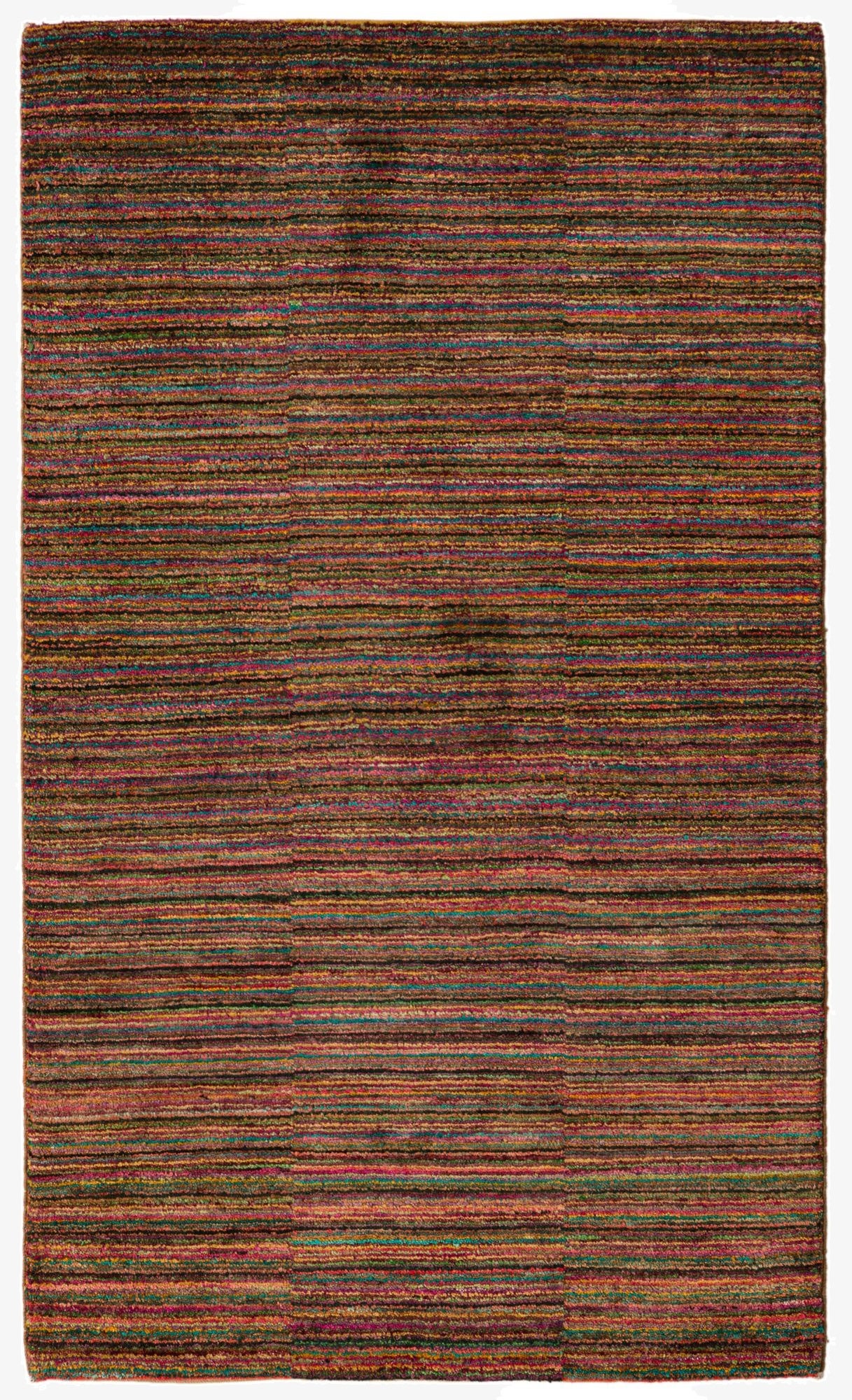  3' 1 x 5' 3  Hand Knotted Modern Ziegler Rug
