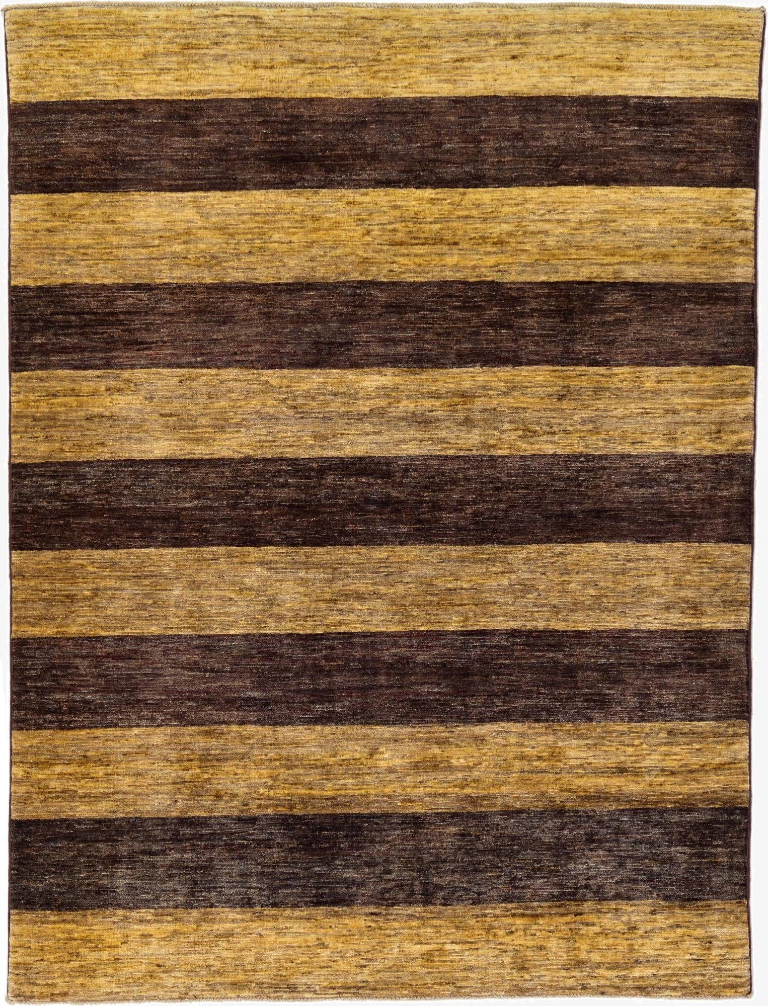  4' 9 x 6' 4  Hand Knotted Modern Ziegler Oriental Rug
