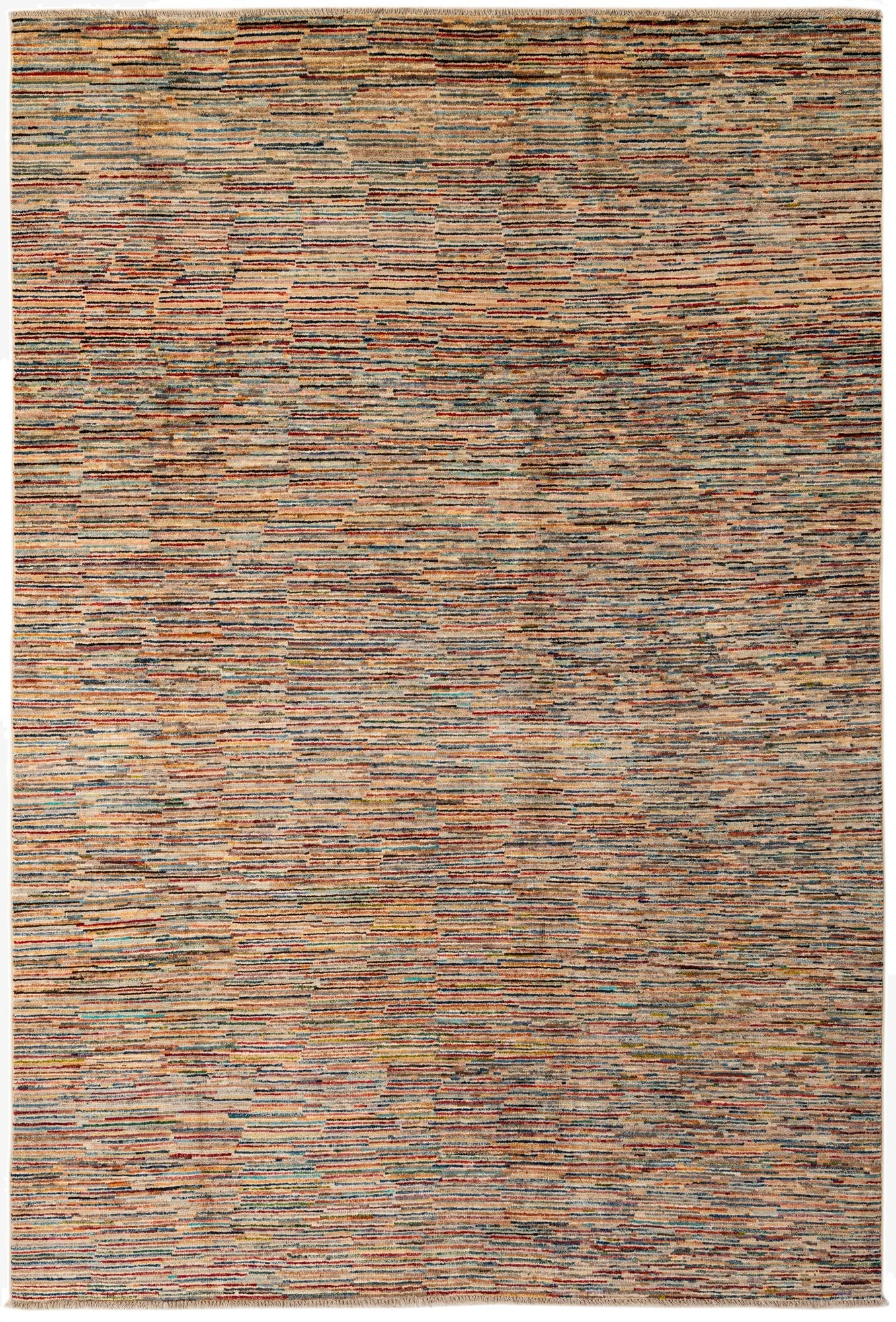  6' 6 x 9' 8  Hand Knotted Modern Ziegler Wool Rug