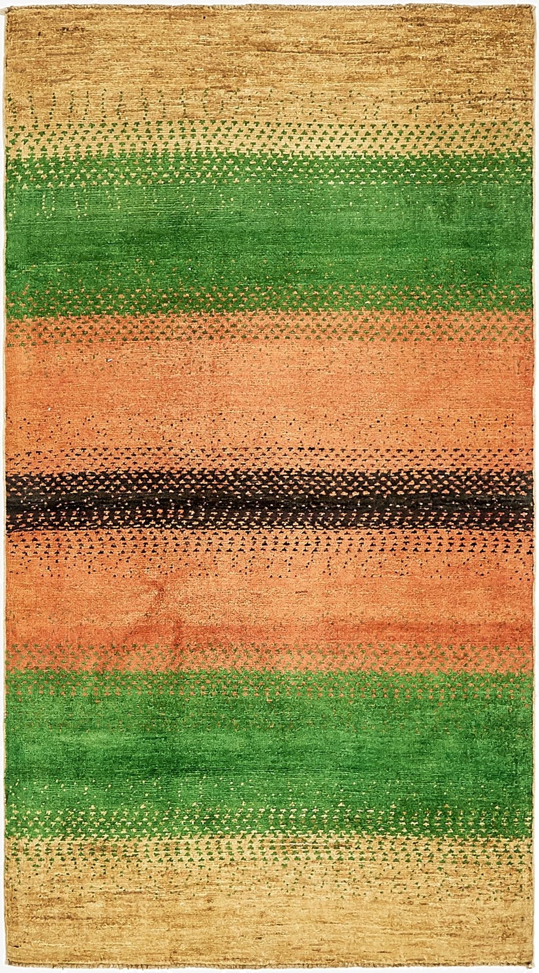  3' 5 x 6' 4  Hand Knotted Modern Ziegler Oriental Rug