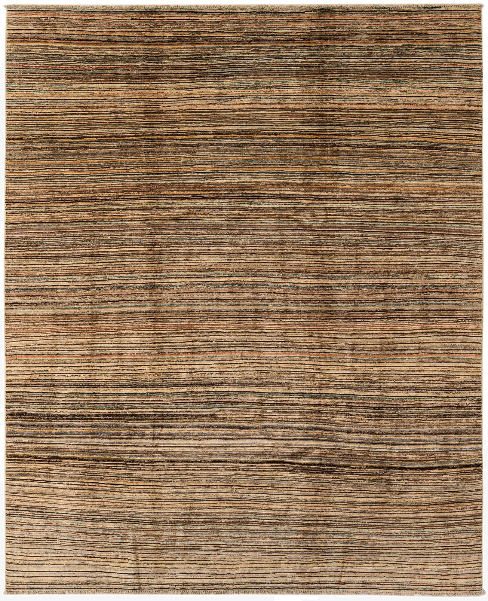  7' 10 x 9' 7  Hand Knotted Modern Ziegler Wool Rug
