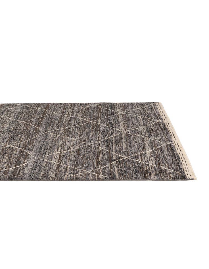 Detail image of  4' 11 x 6' 10  Hand Knotted Moroccan Wool Rug