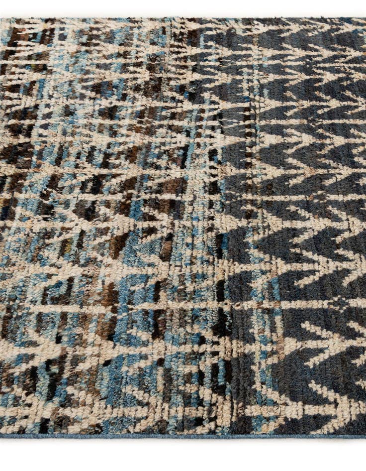 Detail image of  5' x 8' 4  Hand Knotted Moroccan Wool Rug