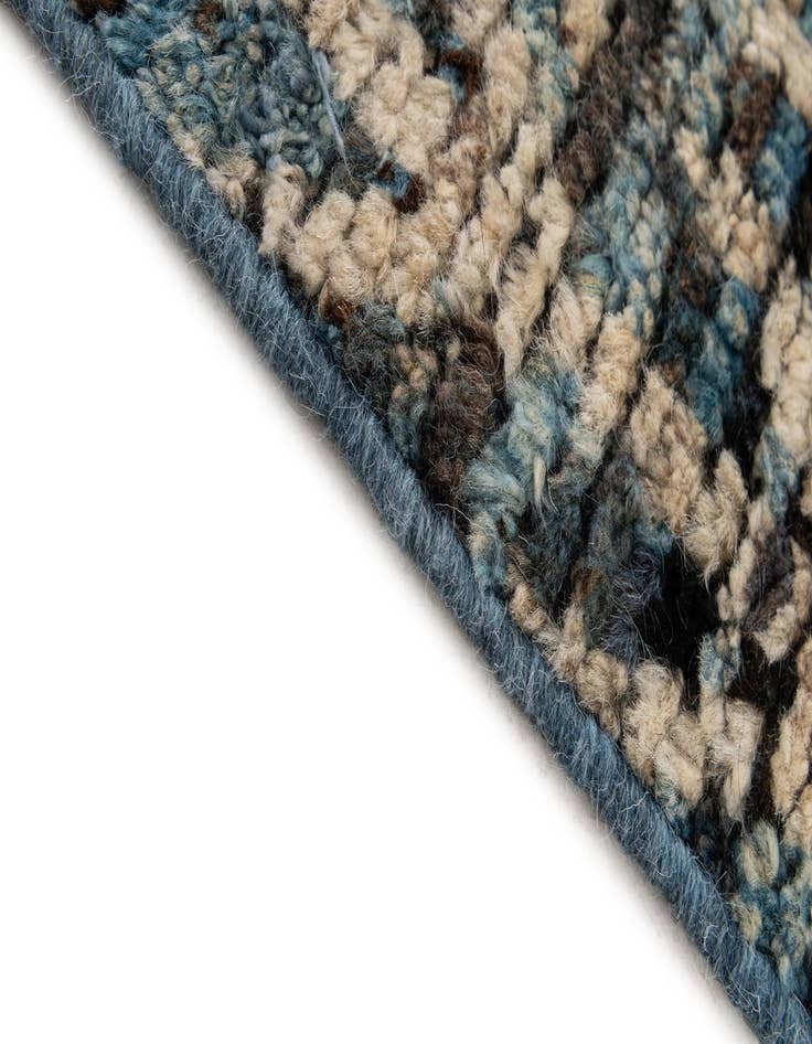 Detail image of  5' x 8' 4  Hand Knotted Moroccan Wool Rug