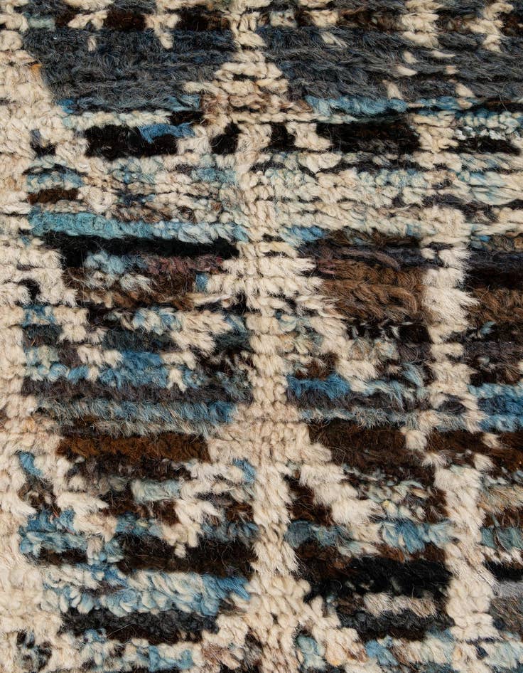 Detail image of  5' x 8' 4  Hand Knotted Moroccan Wool Rug