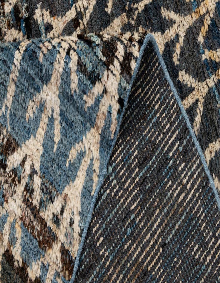 Detail image of  5' x 8' 4  Hand Knotted Moroccan Wool Rug