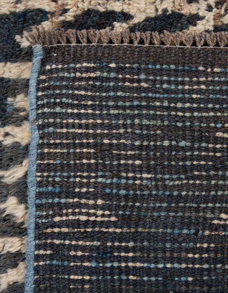 Detail image of  5' x 8' 4  Hand Knotted Moroccan Wool Rug