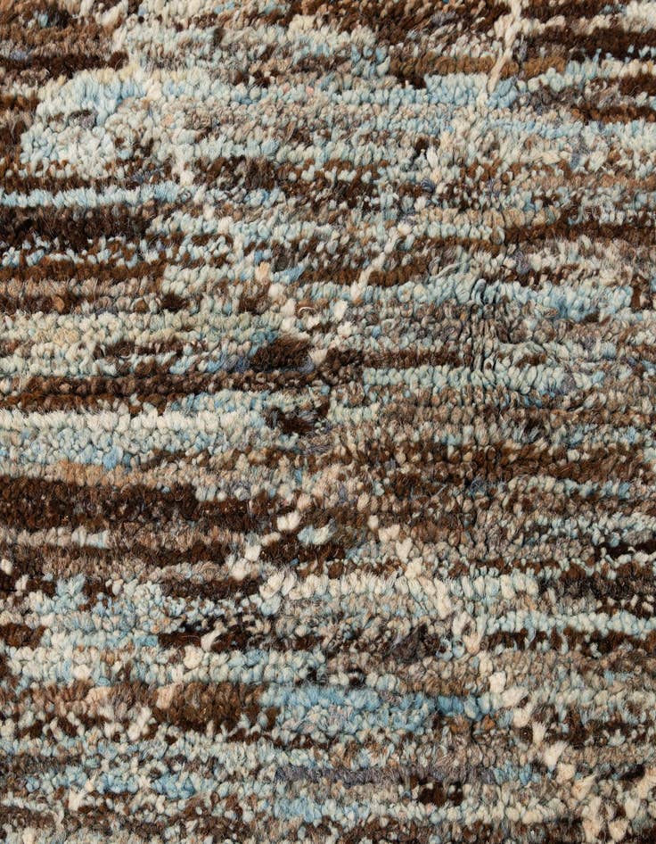 Detail image of  5' 3 x 7' 6  Hand Knotted Moroccan Wool Rug