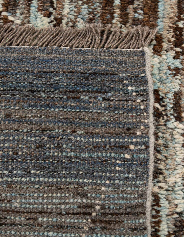 Detail image of  5' 3 x 7' 6  Hand Knotted Moroccan Wool Rug