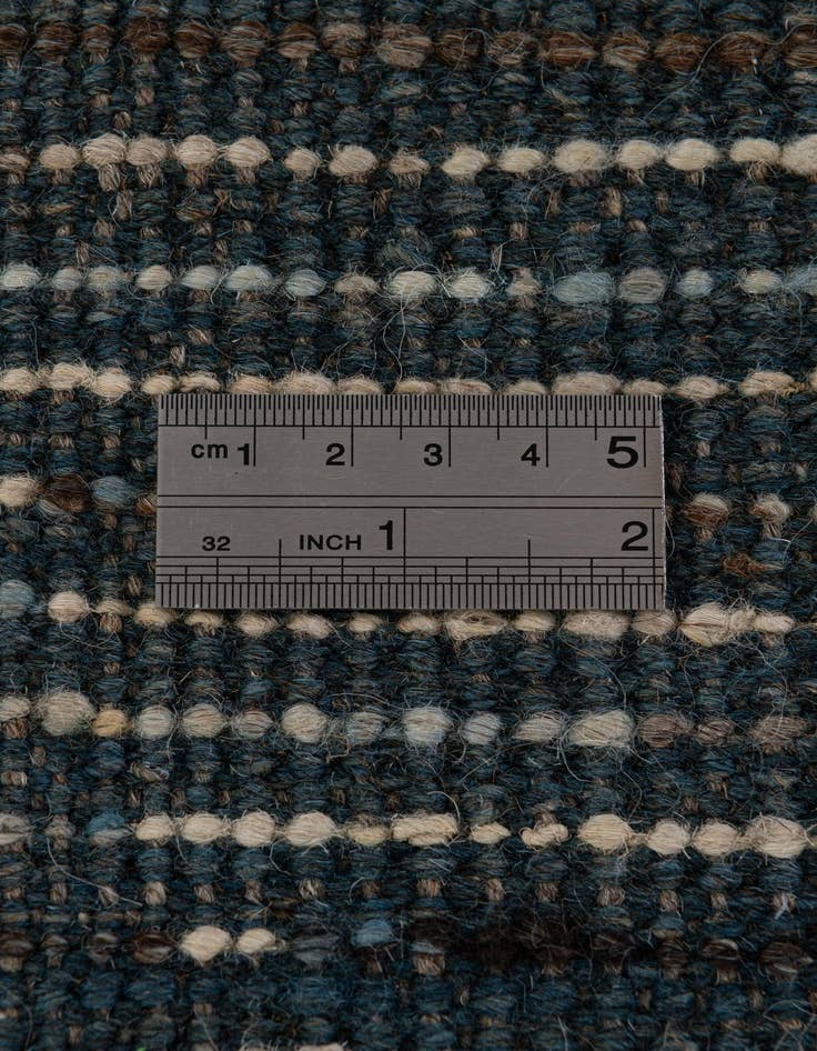 Detail image of  5' 6 x 8'  Hand Knotted Moroccan Wool Rug