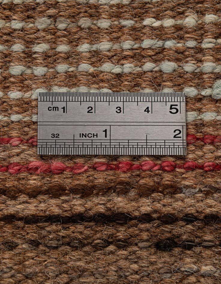 Detail image of  5' 4 x 8' 3  Hand Knotted Moroccan Wool Rug