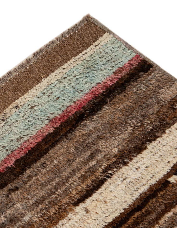 Detail image of  5' 4 x 8' 3  Hand Knotted Moroccan Wool Rug
