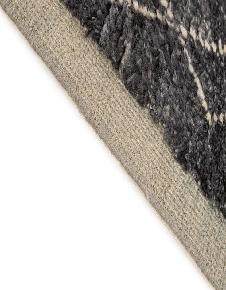 Detail image of  5' 4 x 7' 11  Hand Knotted Moroccan Wool Rug