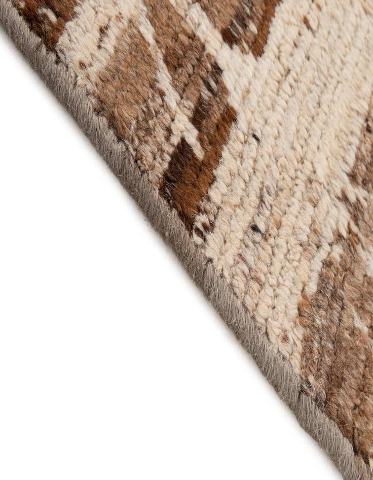 Detail image of  5' 7 x 7' 10  Hand Knotted Moroccan Wool Rug