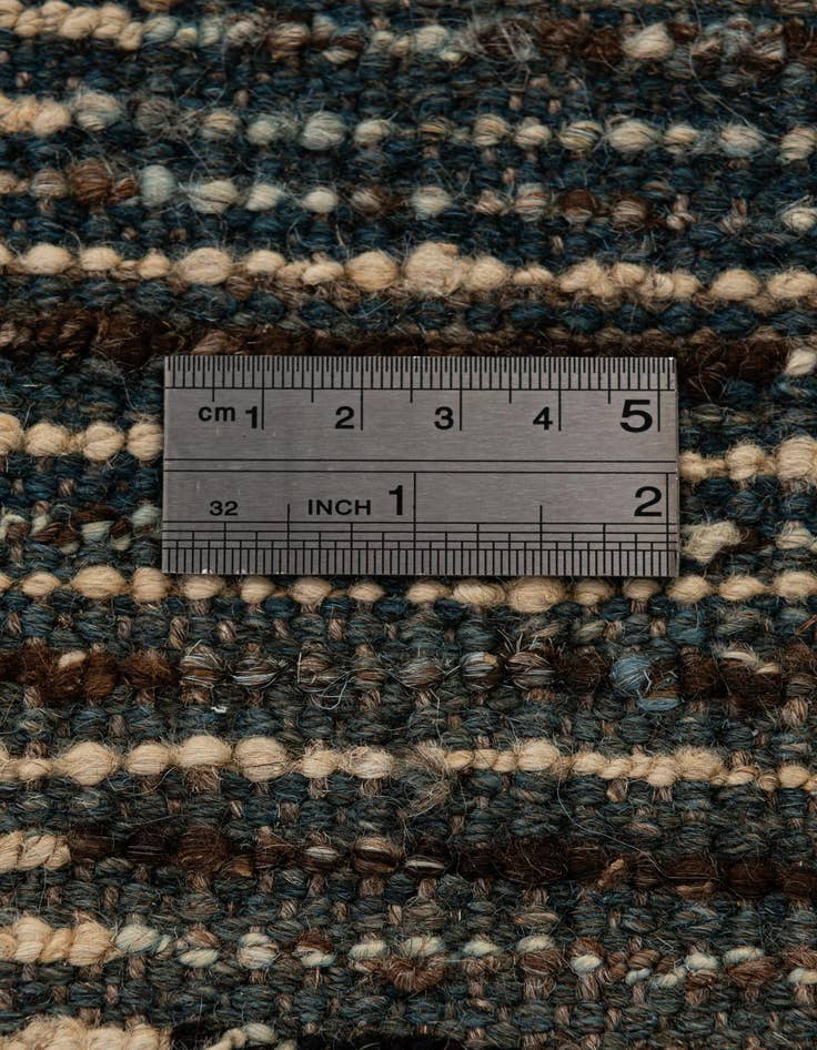 Detail image of  5' 8 x 7' 9  Hand Knotted Moroccan Wool Rug