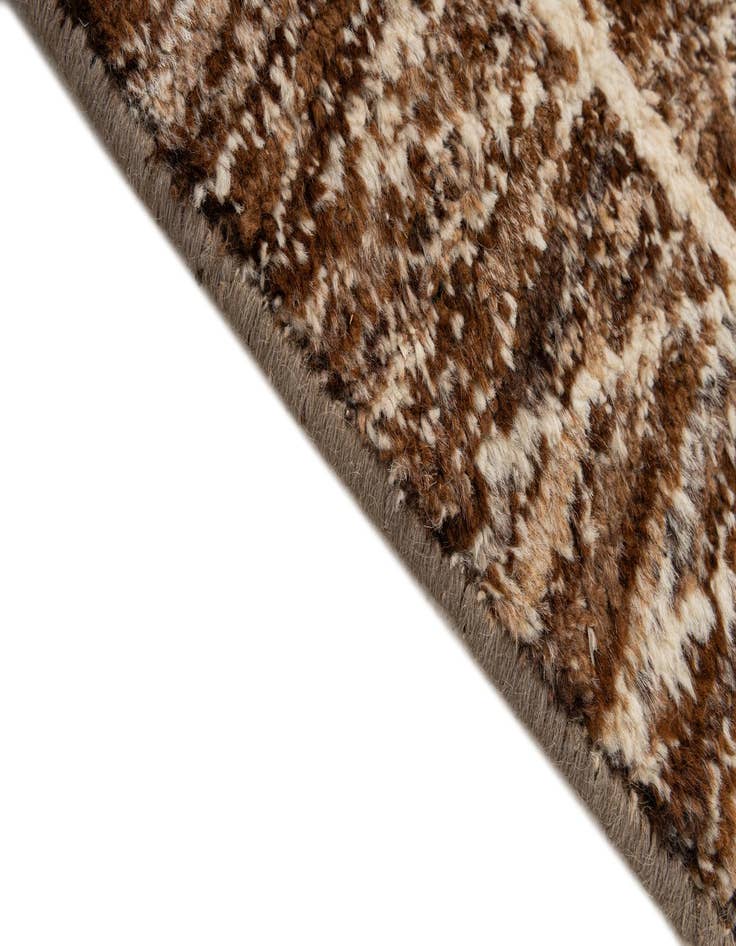 Detail image of  5' 8 x 8' 3  Hand Knotted Moroccan Wool Rug